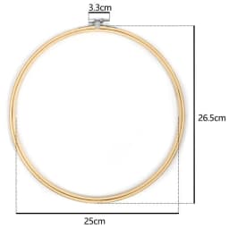10pcs/Set 10-30cm Wooden Embroidery Hoops Frame Set Bamboo Embroidery Hoop Rings For DIY Cross Stitch Needle Craft Tool
