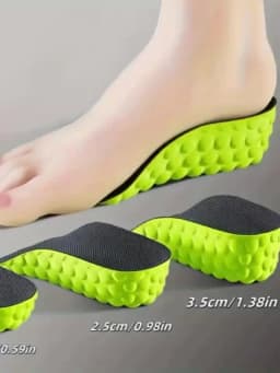 1 Pair of Halloween Decorations 1.5/2.5/3.5 cm Arch Support Height Increase Insole Elastic Lift Men's and Women's Insoles