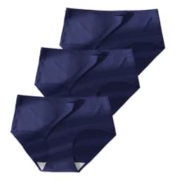 3Pcs Plus Size Underwear Women's Panties Ice Silk Solid Color Ladies Seamless Underpant Girls Briefs Breath Sexy Lingerie Female