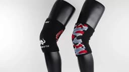 AOLIKES 1 Pair Squat 7mm Knee Sleeves Pad Support Gym Sports Compression Neoprene Knee Protector For CrossFit Weightlifting