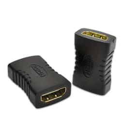 2Pc Extender Adapter Coupler Connector HDMI Female To Female F/F 1080P 4K HDTV