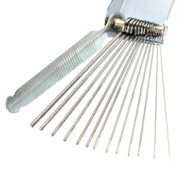 Metal 13 Sizes Long Shaft Files Electric Guitar Bass Ukulele Saddle with Nut Polish Tools