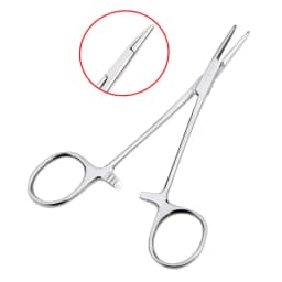 Hand Tool 12.5 16 18cm Hemostatic Forceps Pet Hair Clamp Fishing Locking Pliers Epilation Tools Curved/Straight Tip Cutter Tool