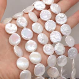 Purple Rectangular Natural Freshwater Baroque Pearl 15x18mm Loose Spaced Beaded Jewelry Making Necklace Earrings