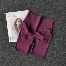 Summer Seamless Yoga Shorts High Waist Workout Shorts Women Sexy Booty Tummy Control Gym Leggings Breathable Running Shorts
