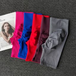 Summer Seamless Yoga Shorts High Waist Workout Shorts Women Sexy Booty Tummy Control Gym Leggings Breathable Running Shorts