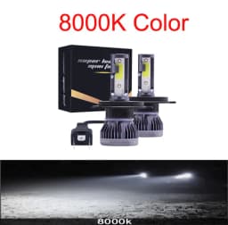 2Pcs LED H4 Car Headlight Bulbs H1 H7 H8 H9 H11 Headlamps Kit 9005 HB3 9006 HB4 Auto Driving Running Led Lamp 6000K 12000K