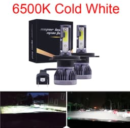 2Pcs LED H4 Car Headlight Bulbs H1 H7 H8 H9 H11 Headlamps Kit 9005 HB3 9006 HB4 Auto Driving Running Led Lamp 6000K 12000K