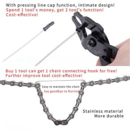 Mini Chain Quick Link Tool Bicycle Chain Link Plier Mountain Bike Chain Clamp Magic Buckle Removal Installation Hand Tools