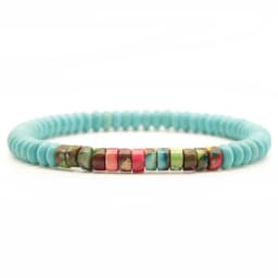 Minimalist Natural Wood Bracelets Unisex 6mm Hematite Imperial Beaded Braslet Meditation Yoga Braclet Leisure Accessories Joias