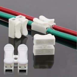 20pcs No Solding Welding Quick 2P Cable Wire Connector No Screw Terminal Block Spring Clamp