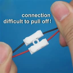 20pcs No Solding Welding Quick 2P Cable Wire Connector No Screw Terminal Block Spring Clamp