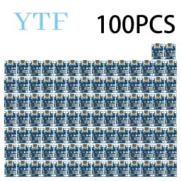 10/100pcs 5V 1A Micro USB 18650 Type-c Lithium Battery Charging Board Charger Module+Protection Dual Functions For TP4056 18650