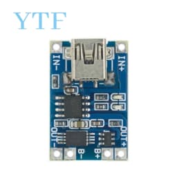 10/100pcs 5V 1A Micro USB 18650 Type-c Lithium Battery Charging Board Charger Module+Protection Dual Functions For TP4056 18650