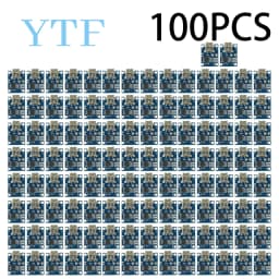 10/100pcs 5V 1A Micro USB 18650 Type-c Lithium Battery Charging Board Charger Module+Protection Dual Functions For TP4056 18650