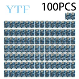 10/100pcs 5V 1A Micro USB 18650 Type-c Lithium Battery Charging Board Charger Module+Protection Dual Functions For TP4056 18650
