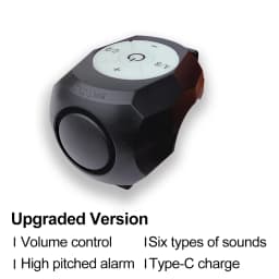 Bike Electric Horn Bell USB Rechargeable Bicycle Handlebar Cycling Alarm Ring Bell 120db Super Loud Horn Anti-theft Bell scooter