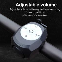 Bike Electric Horn Bell USB Rechargeable Bicycle Handlebar Cycling Alarm Ring Bell 120db Super Loud Horn Anti-theft Bell scooter