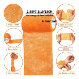 Sports Bandage Elastic Elastoplast Self Adhesive Tape Protect Wrist Palm Finger Arm Shoulder Knee Ankle Pets Leg Tattoo Safety