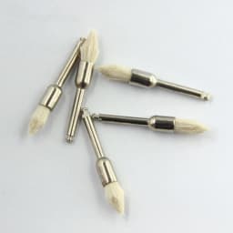 5pcs/pack Goat Hair Dental Polisher Resin Natural / Ceramic Teeth Soft Polishing Brush For Low-Speed Handpiece Dental Material