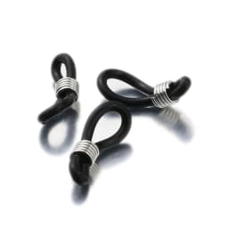 20pcs Eyeglass Chain Ends Adjustable Spring Rubber Ends Connectors for Eye Glasses Holder Necklace Chain DIY Jewelry Making
