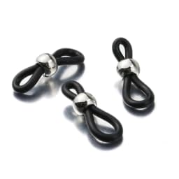 20pcs Eyeglass Chain Ends Adjustable Spring Rubber Ends Connectors for Eye Glasses Holder Necklace Chain DIY Jewelry Making