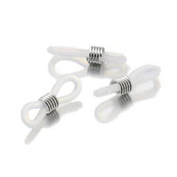 20pcs Eyeglass Chain Ends Adjustable Spring Rubber Ends Connectors for Eye Glasses Holder Necklace Chain DIY Jewelry Making