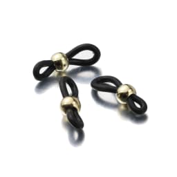 20pcs Eyeglass Chain Ends Adjustable Spring Rubber Ends Connectors for Eye Glasses Holder Necklace Chain DIY Jewelry Making