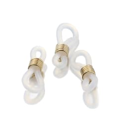 20pcs Eyeglass Chain Ends Adjustable Spring Rubber Ends Connectors for Eye Glasses Holder Necklace Chain DIY Jewelry Making