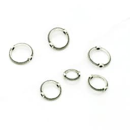 Plating 18k gold 6 8 10 mm Mix Vintage Bead Ring Spacer Beads Cap DIY Bracelet Beads For jewelry Making Accessories Finding