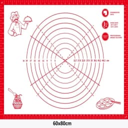 BUYYES 1PCS Silicone Baking Mat Kneading Pad Dough Mat Pizza Cake Dough Maker Kitchen Cooking Grill Non-Stick Gadgets Bakeware