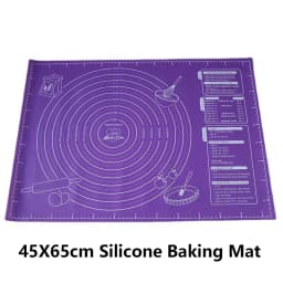 BUYYES 1PCS Silicone Baking Mat Kneading Pad Dough Mat Pizza Cake Dough Maker Kitchen Cooking Grill Non-Stick Gadgets Bakeware