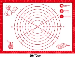 BUYYES 1PCS Silicone Baking Mat Kneading Pad Dough Mat Pizza Cake Dough Maker Kitchen Cooking Grill Non-Stick Gadgets Bakeware