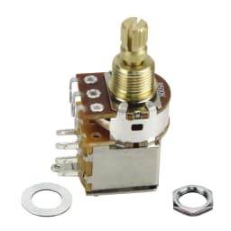 FLEOR 1pc Short Shaft Push-Push Potentiometer Electric Guitar Pot 500K / 250K Choose for Guitar Bass Parts
