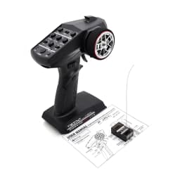 YSIDO 2.4G YS7 7CH Remote Control Digital Radio Transmitter with Receiver for 1/10 1/8 Crawler Controller RC Boat Car