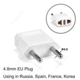 US Electrical Plug Adapter European EU To US America China CN Canada CA Travel Adapter 2Pin Plug Type A Converter Power Adaptor