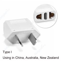 US Electrical Plug Adapter European EU To US America China CN Canada CA Travel Adapter 2Pin Plug Type A Converter Power Adaptor