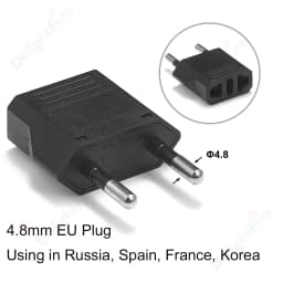 US Electrical Plug Adapter European EU To US America China CN Canada CA Travel Adapter 2Pin Plug Type A Converter Power Adaptor