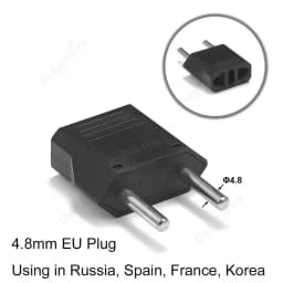 US Electrical Plug Adapter European EU To US America China CN Canada CA Travel Adapter 2Pin Plug Type A Converter Power Adaptor
