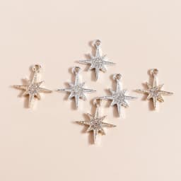 10pcs 27*20mm Shining Crystal Star Charms for Earrings Bracelet Making Accessories Pendants Necklace Keychain Diy Jewelry Making