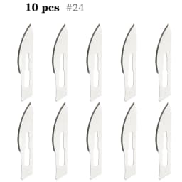 10pcs Knife DIY Wood Carving Fruit Food Scalpel Craft Sculpture Cutting Tool Metal Engraving Blades Knifes Wood Carving Disc