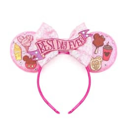 2025 New Style Mickey Minnie Ear Headband Sequin Bows Girl Adult Kids Halloween Party Cosplay Hair Accessories Princess Hairband