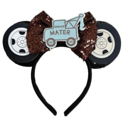 2025 New Style Mickey Minnie Ear Headband Sequin Bows Girl Adult Kids Halloween Party Cosplay Hair Accessories Princess Hairband