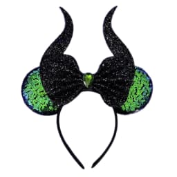 2025 New Style Mickey Minnie Ear Headband Sequin Bows Girl Adult Kids Halloween Party Cosplay Hair Accessories Princess Hairband
