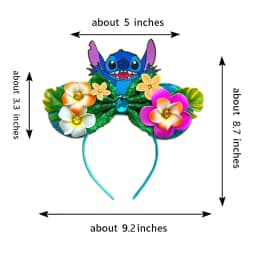 2025 New Style Mickey Minnie Ear Headband Sequin Bows Girl Adult Kids Halloween Party Cosplay Hair Accessories Princess Hairband