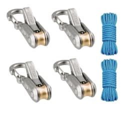 Rope Tightening Tool & Tensioner,Heavy-Duty Retractable Tie Down Rope for Camping, Tarp, Hammock,Boating & Outdoor Gear Securing