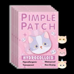 600pieces of cartoon cat acne patches, facial acne patches, concealer acne patches, and pimples patches. Ultra-thin and breathab