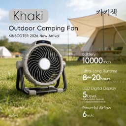 20000mAh Outdoor Camping Fan 6 in 1 Portable Rechargeable Wireless Tent Ceiling Fan with LED Light Camping Air Circulator