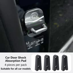 1/4pcs Car Door Shock Absorber Universal Car Door Buckle Soundproof Deadener Damper Cushion Anti-Vibration Buffer Pad 2026 New