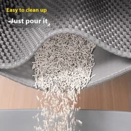 Extra Large Cat Litter Mat Heavy Duty Waterproof 2 Layer Non Slip Washable Pet Floor Protector Litter Box Sand Stopper
